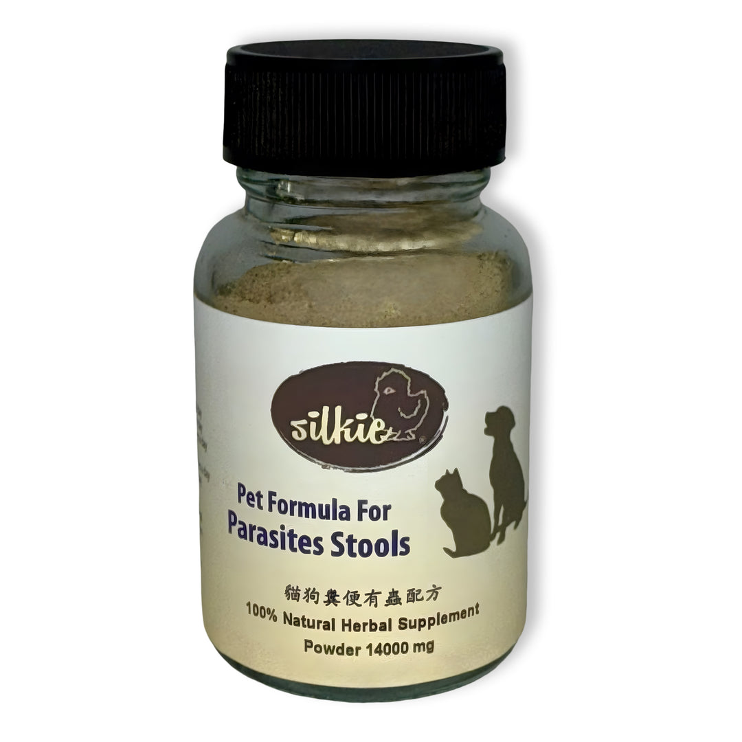 Thú cưng bị phân có ký sinh trùng - sụt cân, đầy hơi, có giun hoặc trứng trong phân, phân mềm hoặc tiêu chảy, lông xỉn màu...