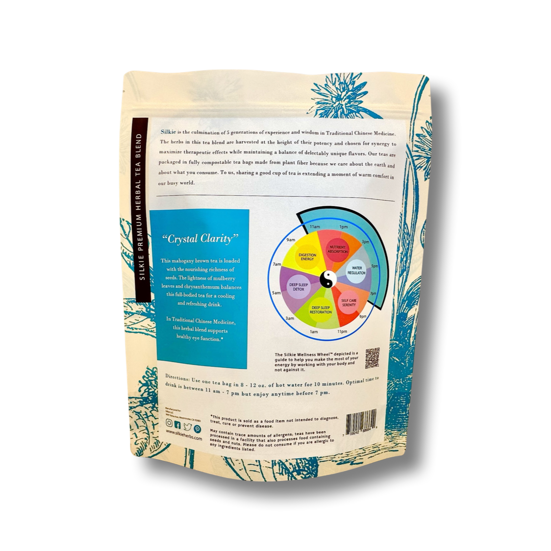 水晶般清晰 - 视力和眼睛支持茶