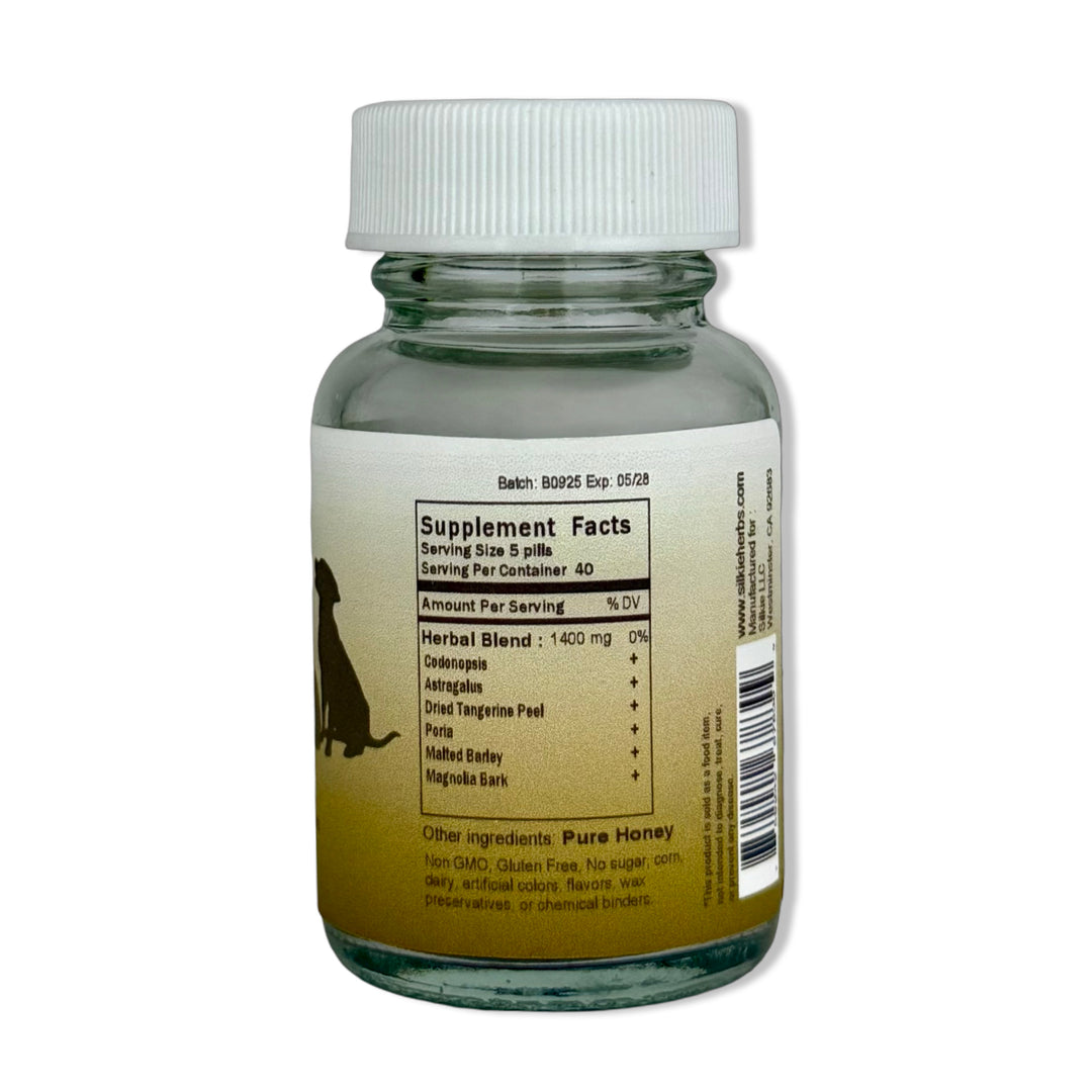 Phân mềm hoặc lỏng của thú cưng - kết cấu giống như bánh pudding, thỉnh thoảng đầy hơi hoặc chướng bụng, tần suất đi ngoài tăng nhẹ, hơi uể oải sau bữa ăn...