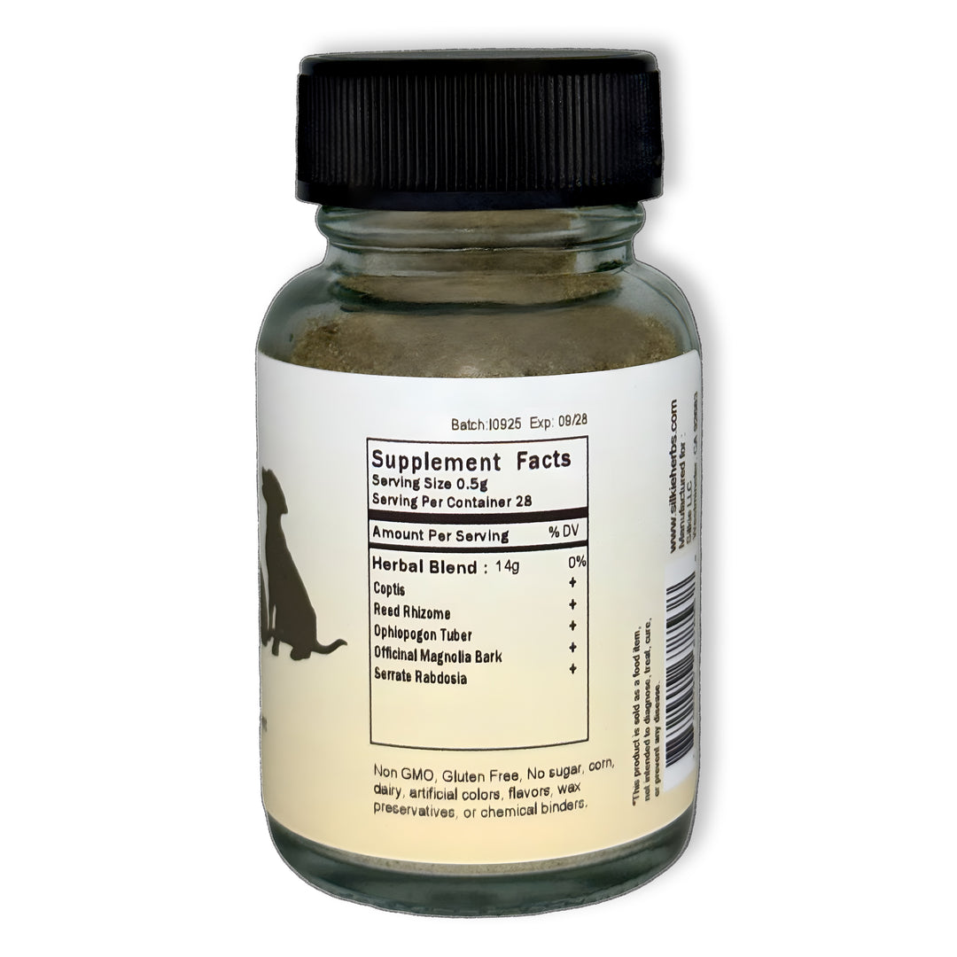 Pet Formula for Watery Diarrhea (Heat Type) for Dogs & Cats | Foul Odor, Frequent Diarrhea & Digestive Support | Silkie Herbs® 貓狗糞便腹瀉(熱型)