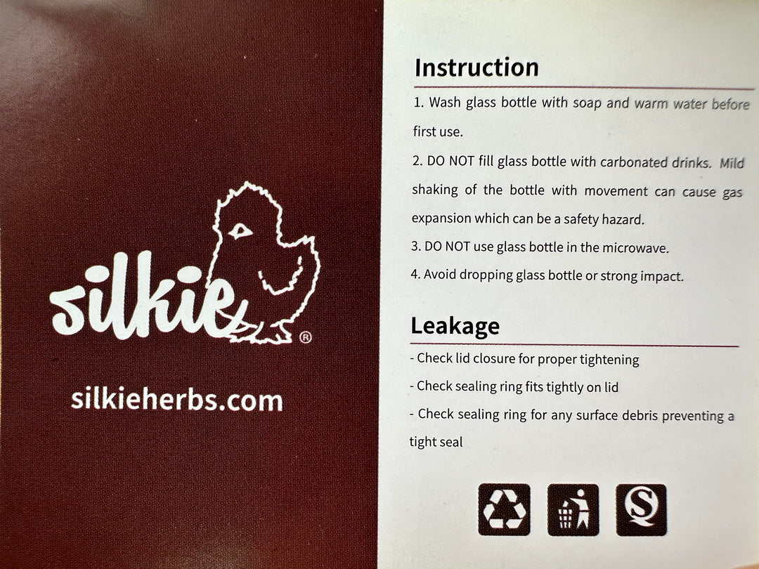 Double Wall High Borosilicate Glass Tea Bottle