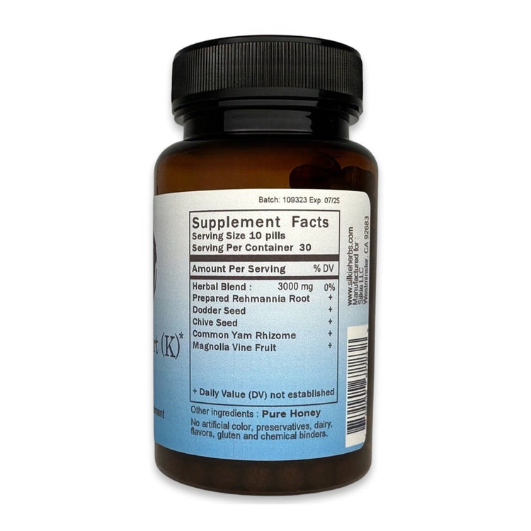 Traditional Chinese herbal formula supporting bladder control, urinary health, and nighttime dryness
