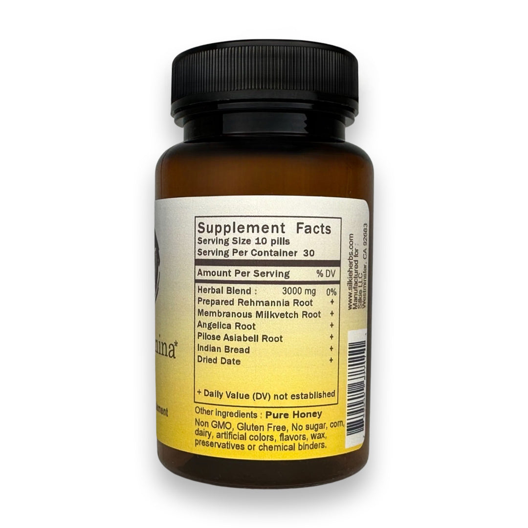 Traditional Chinese herbal Blood and Qi supplement for fatigue, weakness, low stamina, and vitality