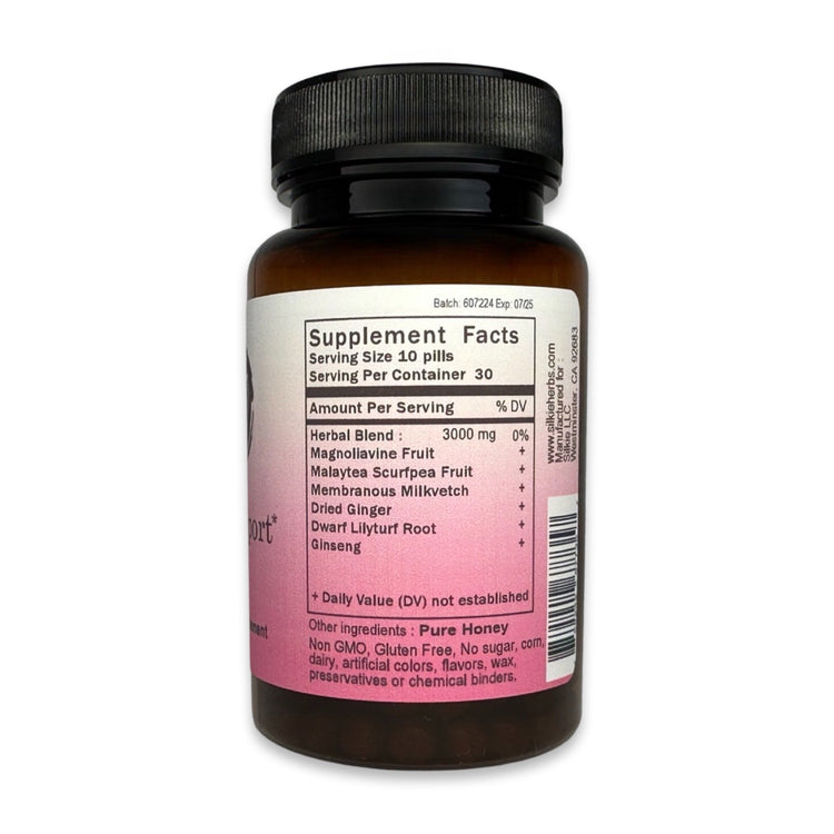 Traditional Chinese herbal brain support formula promoting memory, focus, concentration, and cognitive wellness