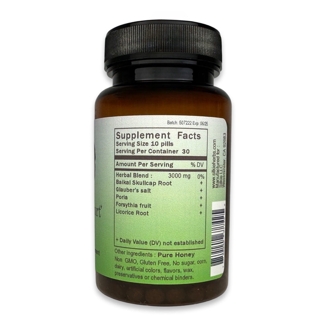 Traditional Chinese herbal formula for mouth ulcers, oral sores, mouth blisters, lip sores, and healthy oral tissue