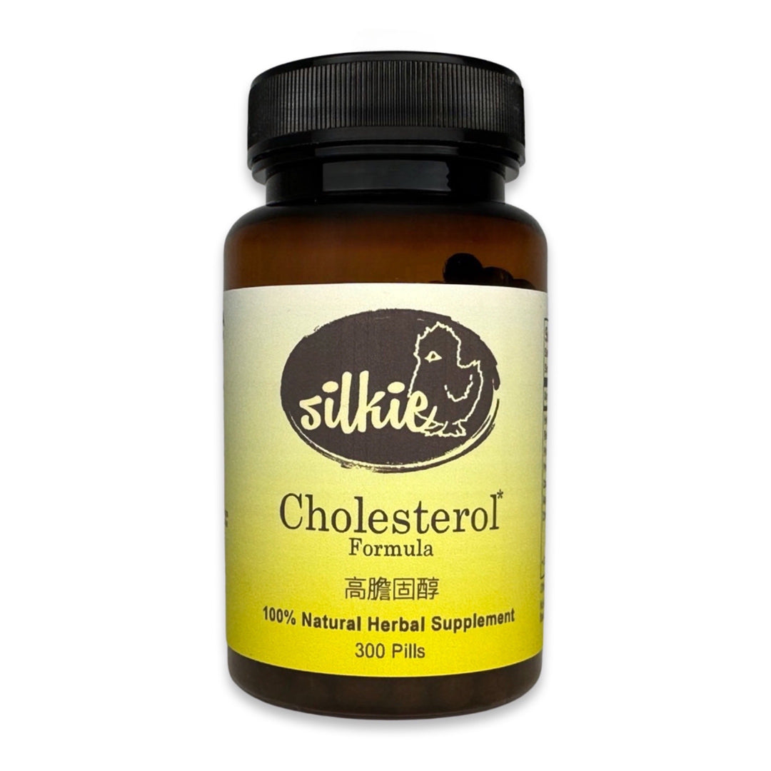 Cholesterol Support Supplement by Silkie Herbs for healthy cholesterol balance and cardiovascular wellness