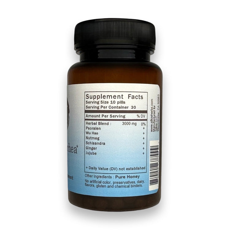 Traditional Chinese herbal formula for chronic diarrhea, digestive support, gut health, and healthy bowel function