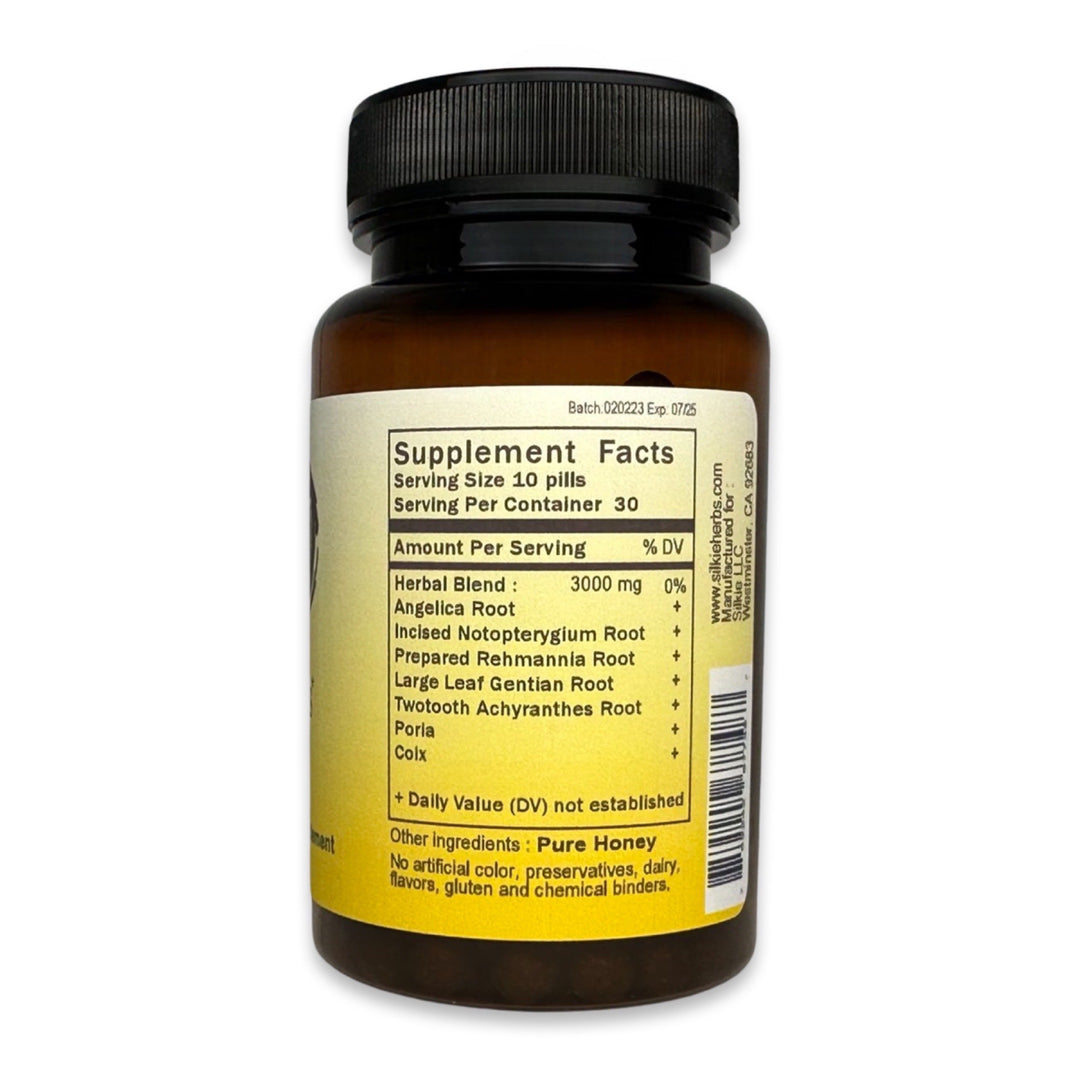 Traditional Chinese herbal formula supporting facial paralysis, Bell's palsy, numbness, and phlegm-damp recovery