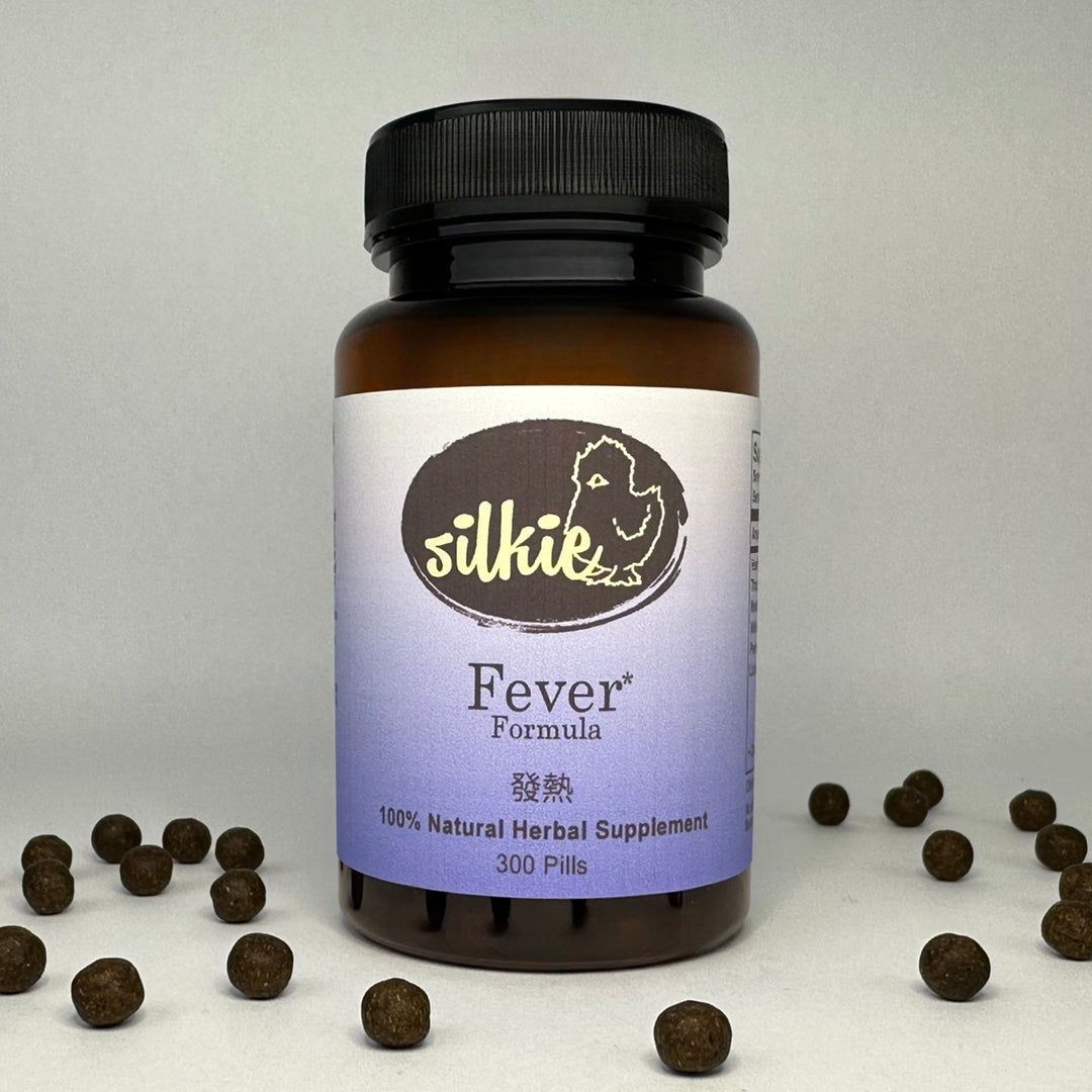 Chinese herbal Fever Support Supplement traditionally used for fever caused by cold, heat, wind, dampness, and digestive imbalance