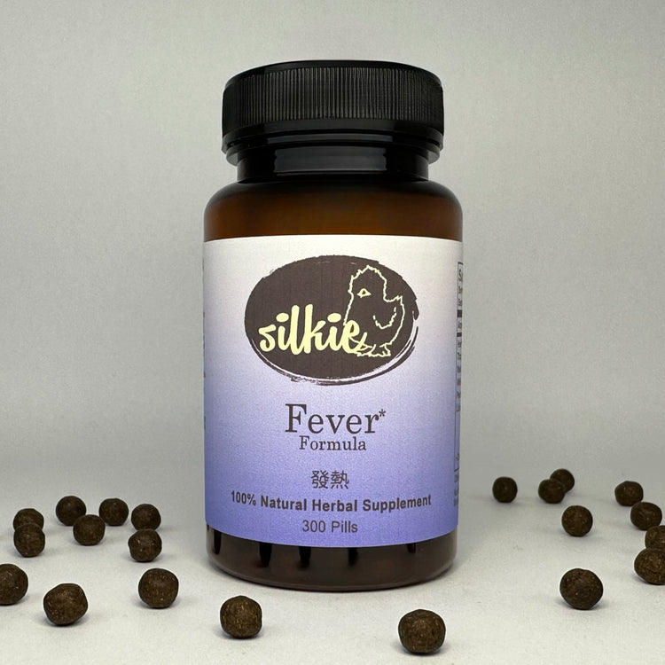 Chinese herbal Fever Support Supplement traditionally used for fever caused by cold, heat, wind, dampness, and digestive imbalance
