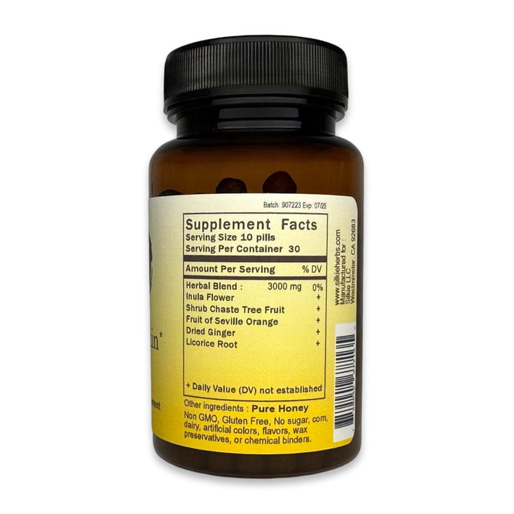 Traditional Chinese herbal formula for forehead headache relief, frontal sinus pressure, and discomfort behind the eyes