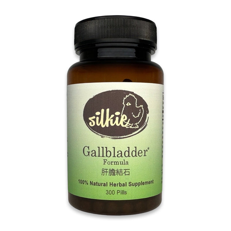 Traditional Chinese herbal formula for gallbladder stones, biliary health, and gallbladder support, made and packaged in the USA.