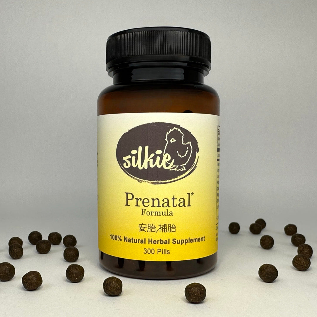 Chinese herbal prenatal support supplement for healthy pregnancy, fetal nourishment, and prenatal wellness