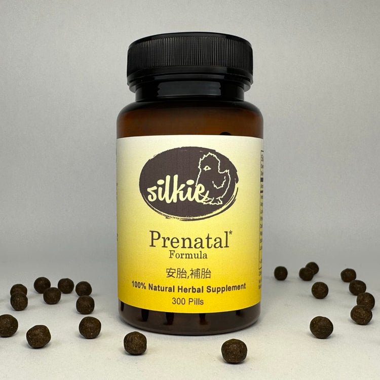 Chinese herbal prenatal support supplement for healthy pregnancy, fetal nourishment, and prenatal wellness