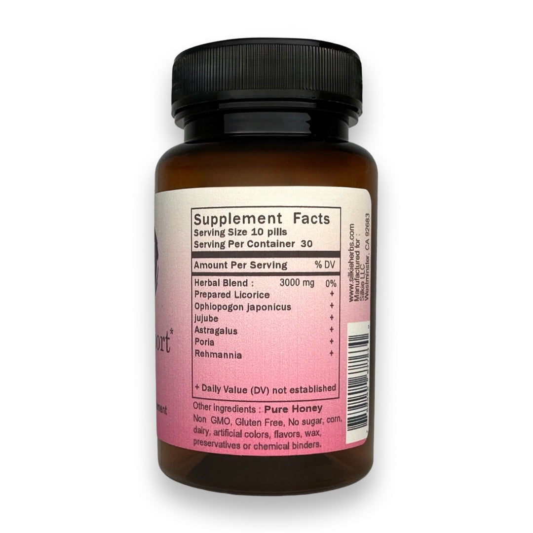 Traditional Chinese herbal heart support formula for heart palpitations, cardiovascular wellness, and restful sleep