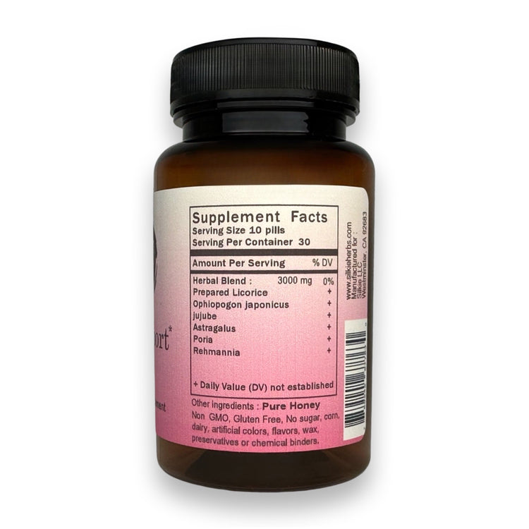 Traditional Chinese herbal heart support formula for heart palpitations, cardiovascular wellness, and restful sleep