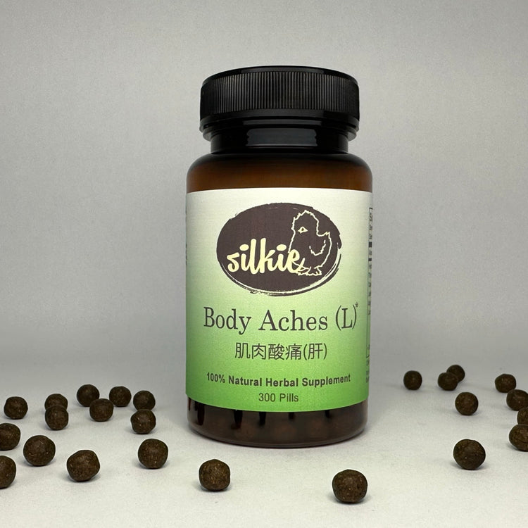 Chinese herbal supplement traditionally used for body soreness, muscle pain, body stiffness, and heat-aggravated discomfort