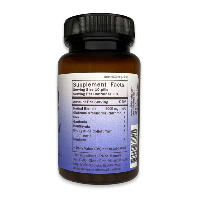 Traditional Chinese herbal formula supporting hemorrhoid relief, healthy circulation, bowel regularity, and anal comfort