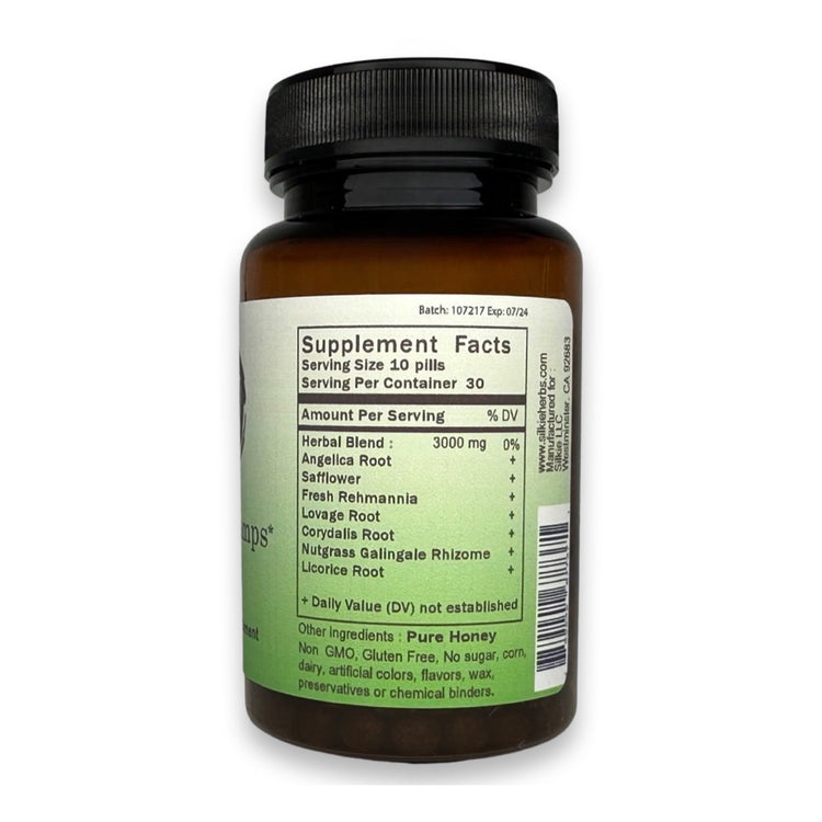 Traditional Chinese herbal formula for migraine support, headache relief, circulation, and neurological wellness