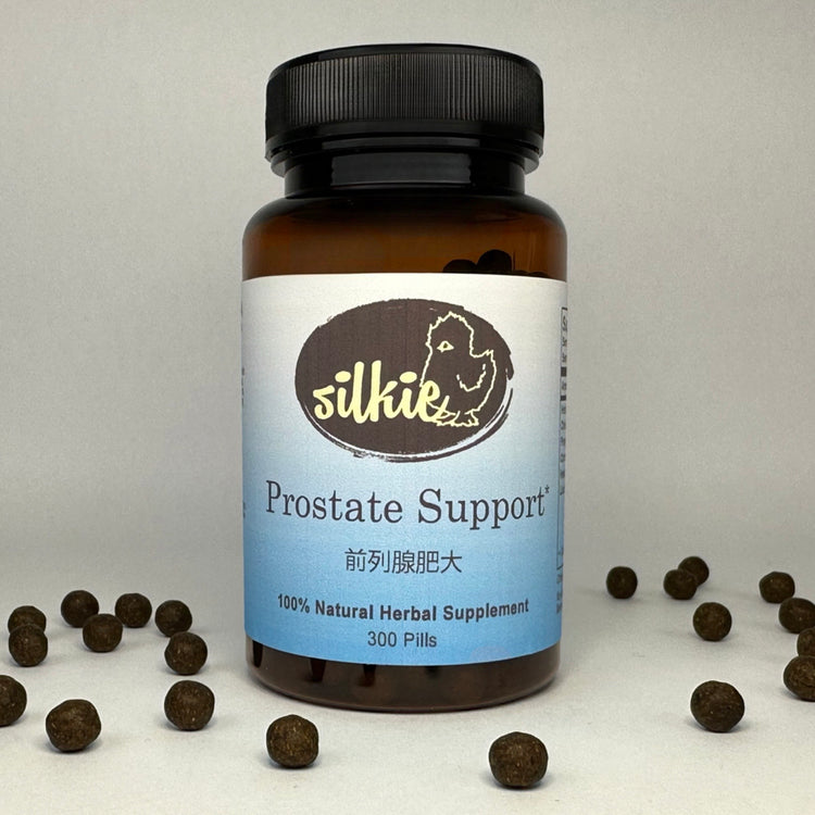 Chinese herbal prostate support supplement designed to promote healthy urinary flow, prostate wellness, and long-term men's health