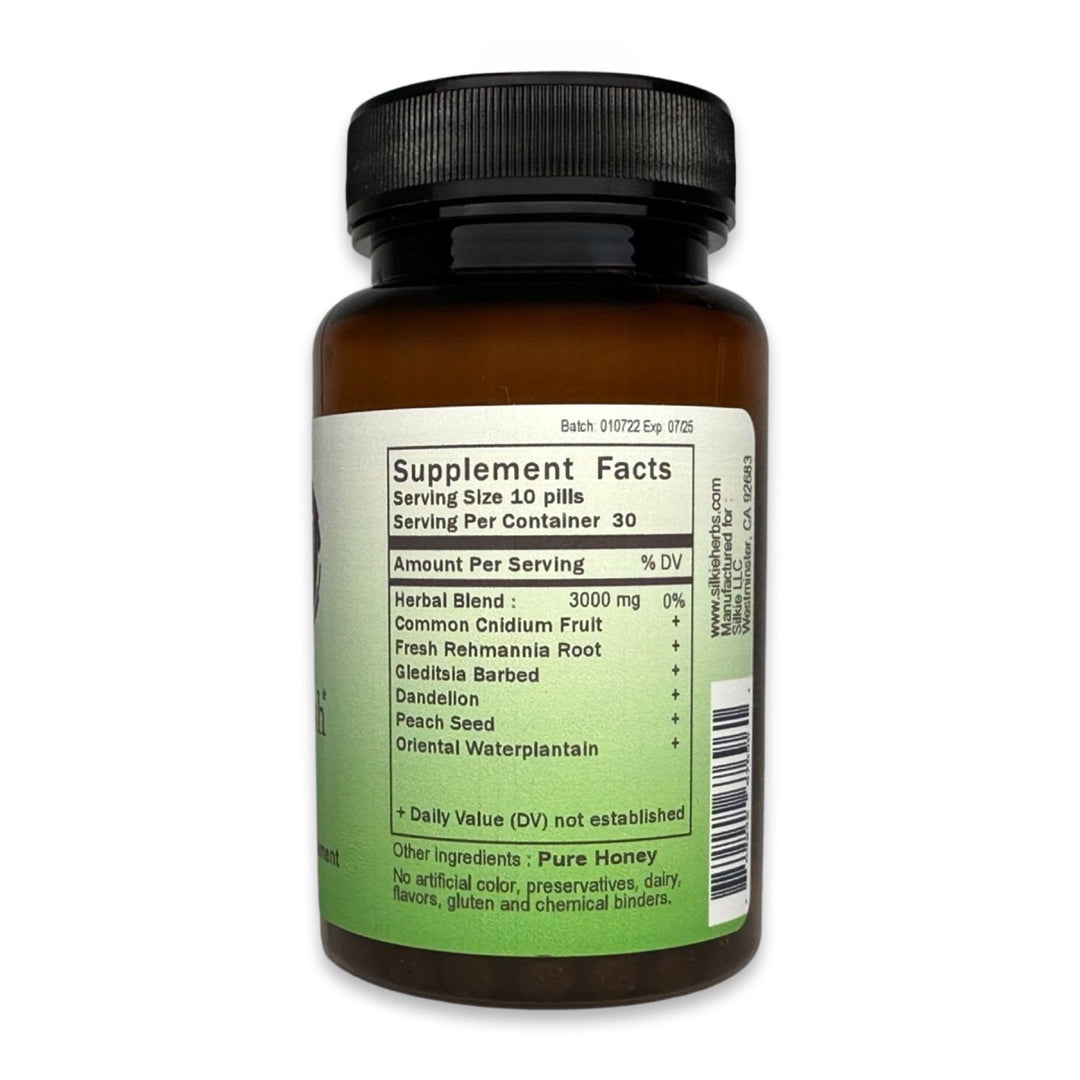 Traditional Chinese herbal formula for psoriasis, actinic keratosis, impetigo, and chronic inflammatory skin conditions