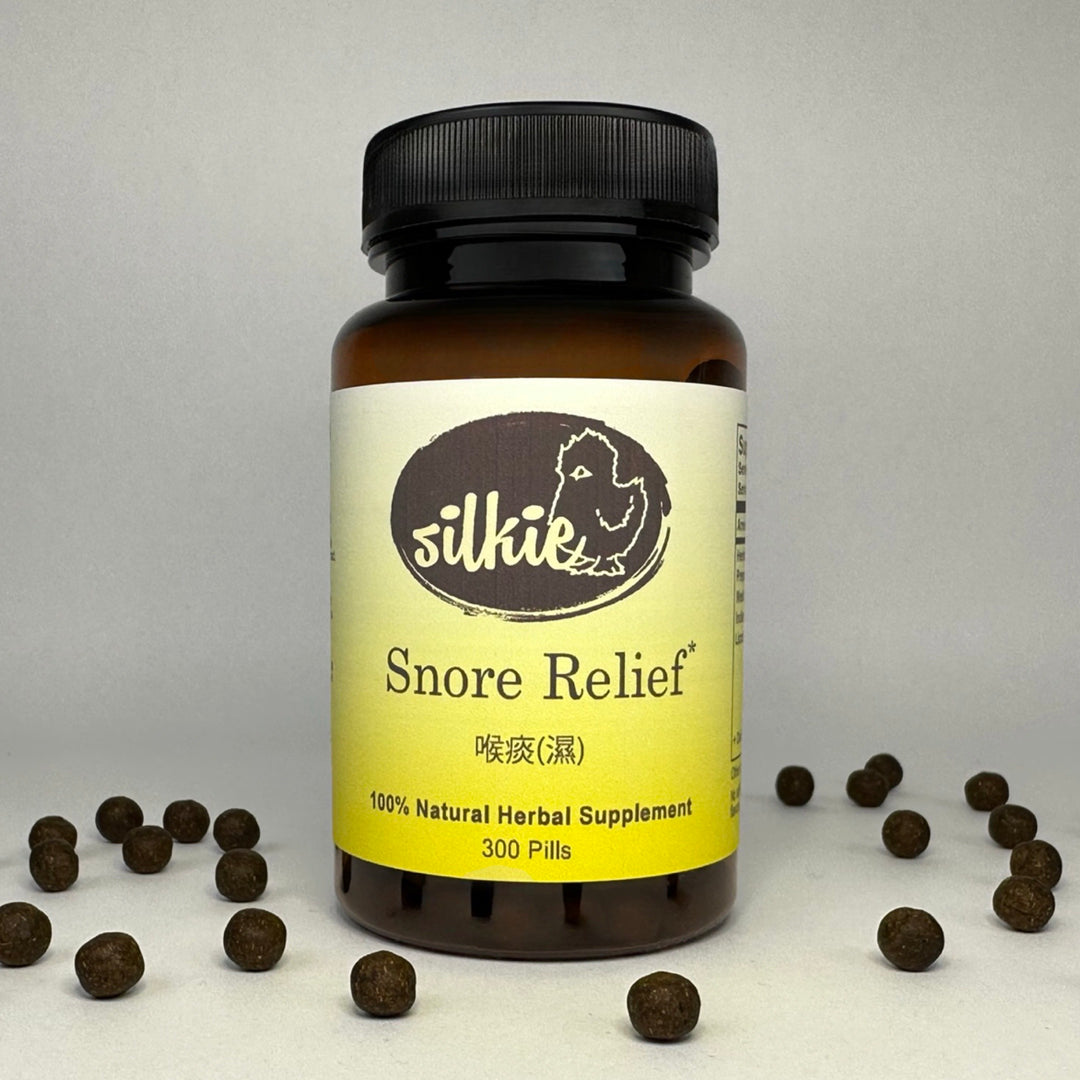 Chinese herbal Snore Relief supplement supporting healthy airflow, quiet sleep, and nighttime breathing