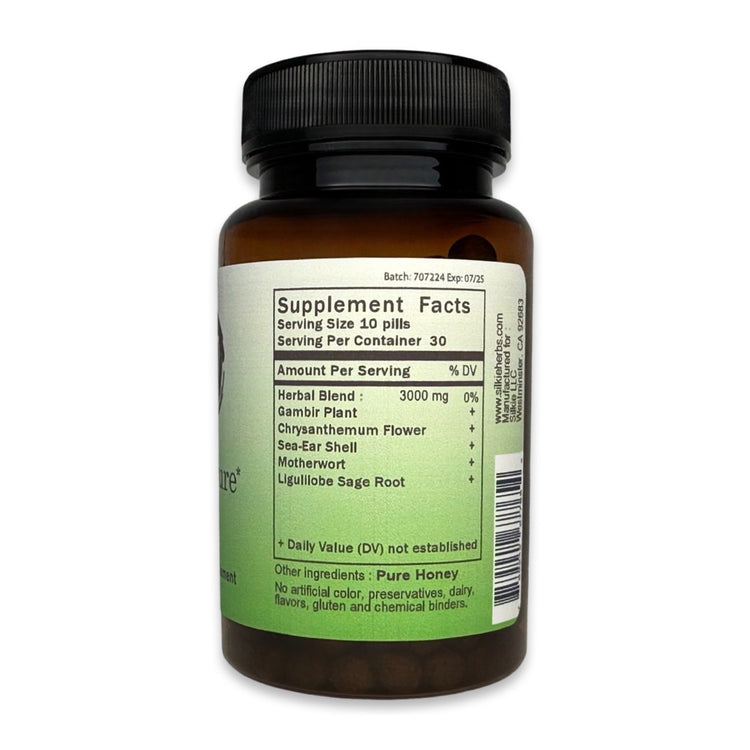 Traditional Chinese herbal formula for hypertension support, healthy circulation, and vascular wellness