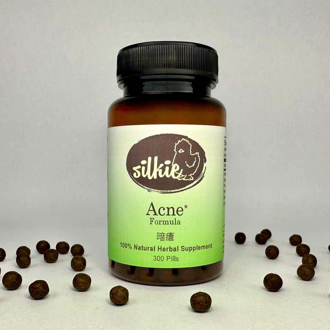 A herbal blend to clear the redness and pus associated with acne on the face, neck, upper back, chest, and/or shoulders. 100% Pure natural herbs, blended, made, and packaged in the USA.