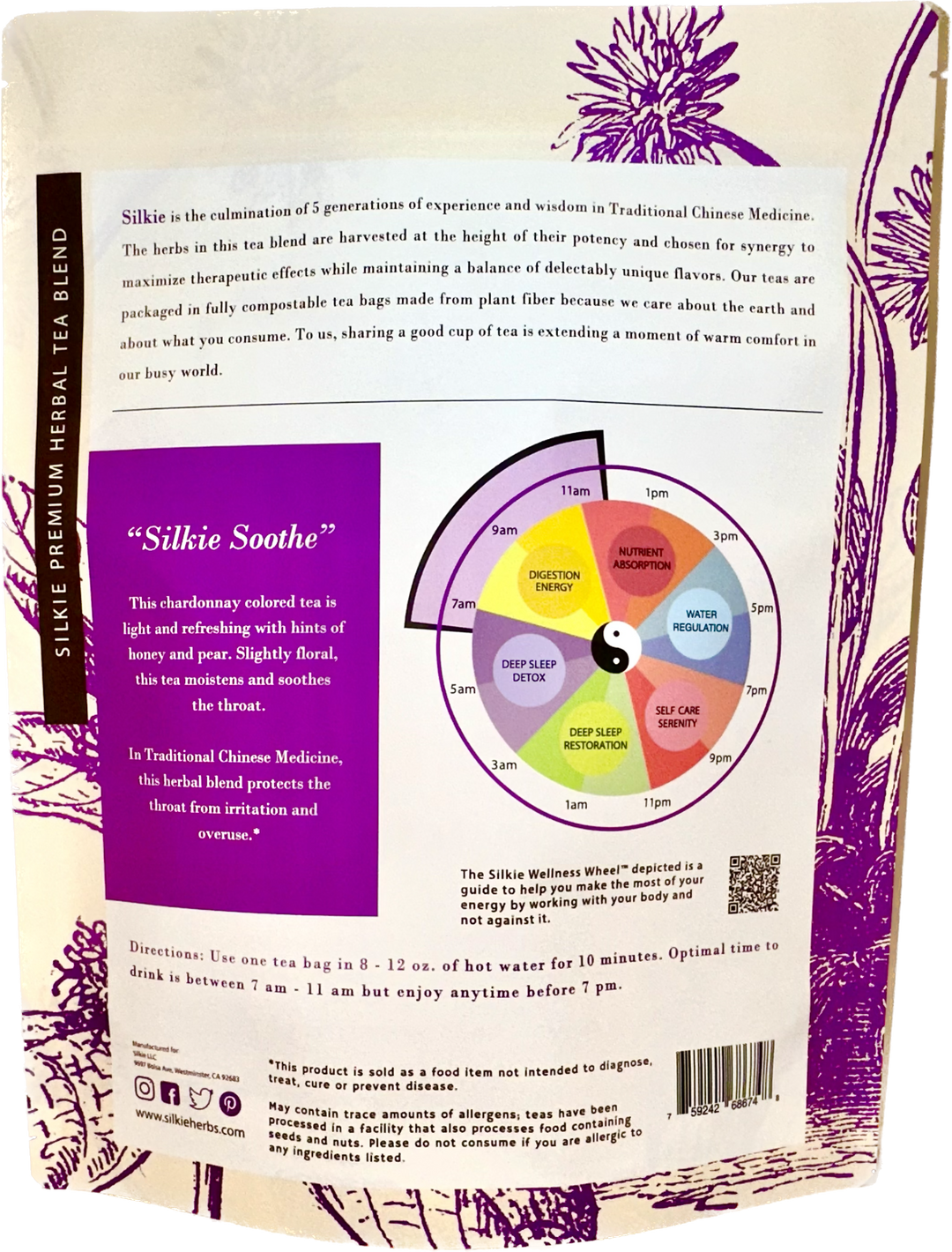2 包草本茶 Silkie Soothe - 喉咙支持茶