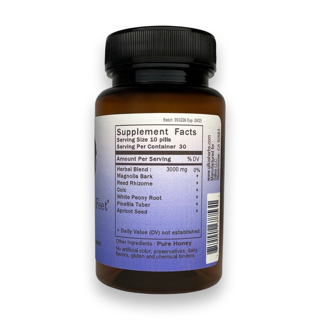 Công thức thuốc thảo dược trị tay chân ra mồ hôi 120 viên - tay, chân, trán, nách ướt đẫm mồ hôi... 手足多汗