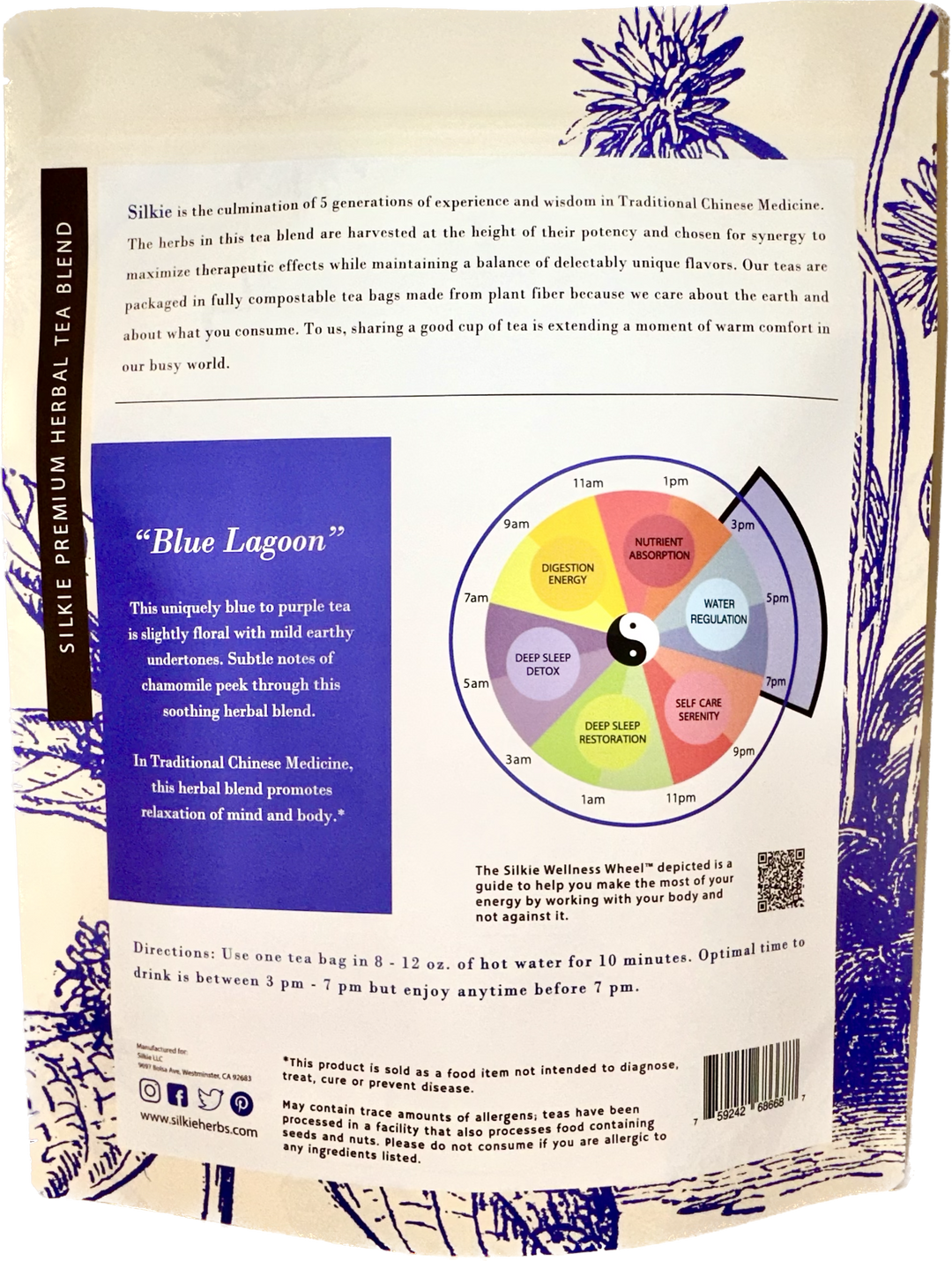 2 包蓝湖草本茶 - 缓解压力的茶