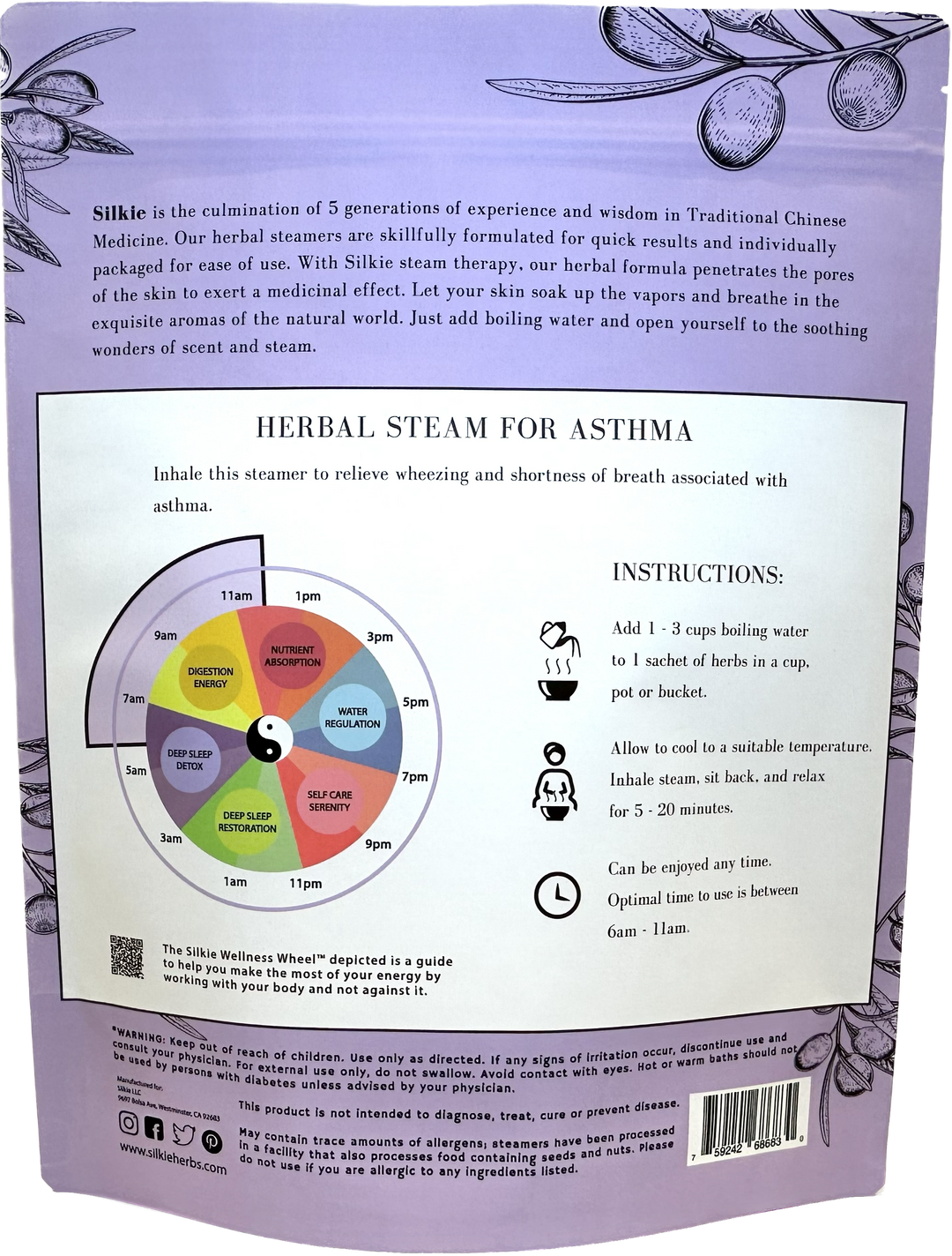 2 Gói Xông Hơi Thảo Dược Cho Bệnh Hen Suyễn