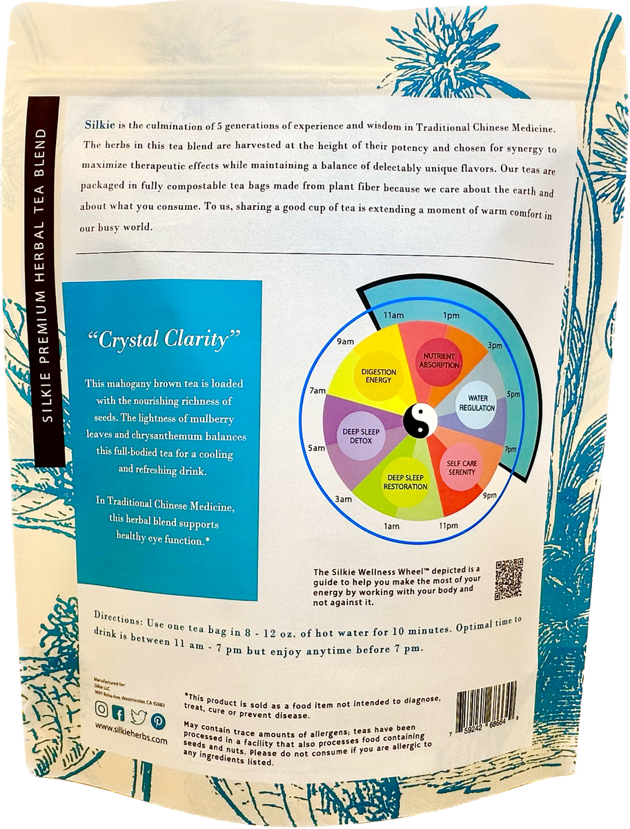 2 Pack Herbal Tea Crystal Clarity - vision & eye support tea – Silkie Herbs