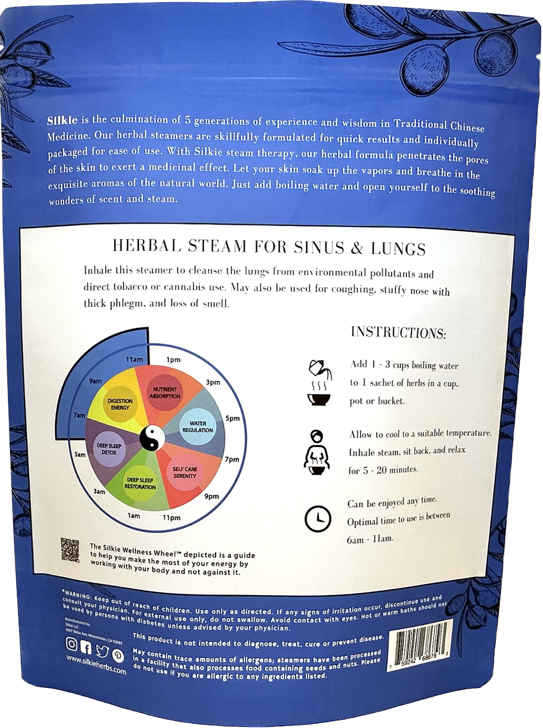 2 Gói Xông Hơi Thảo Dược Làm Sạch Phổi