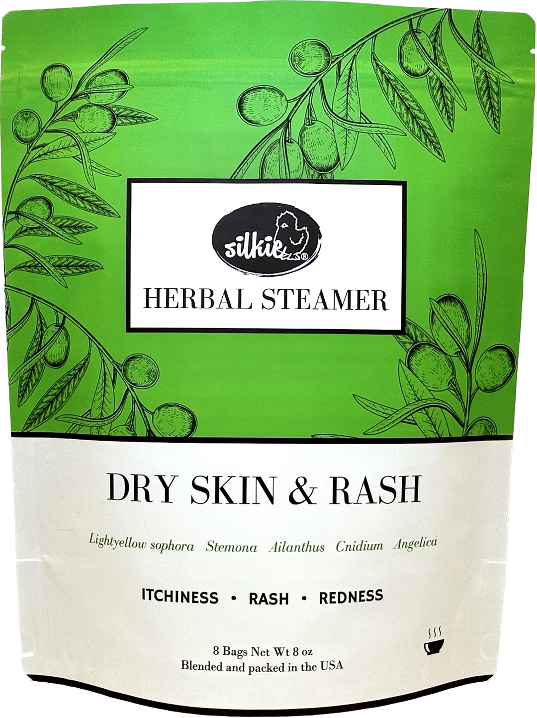 2 件装草药蒸汽，适合干性皮肤和皮疹