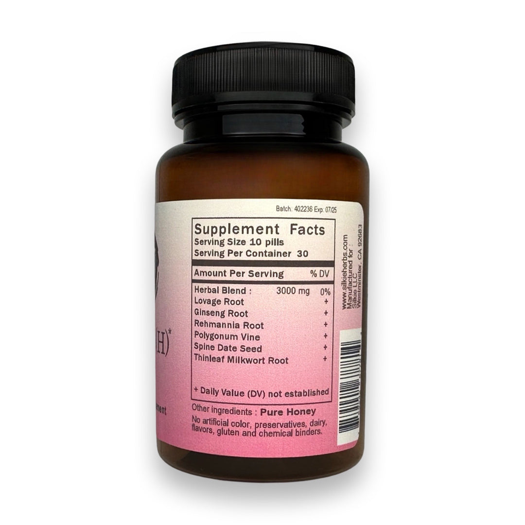 Traditional Chinese herbal sleep support formula for insomnia, anxiety, fatigue, and relaxation