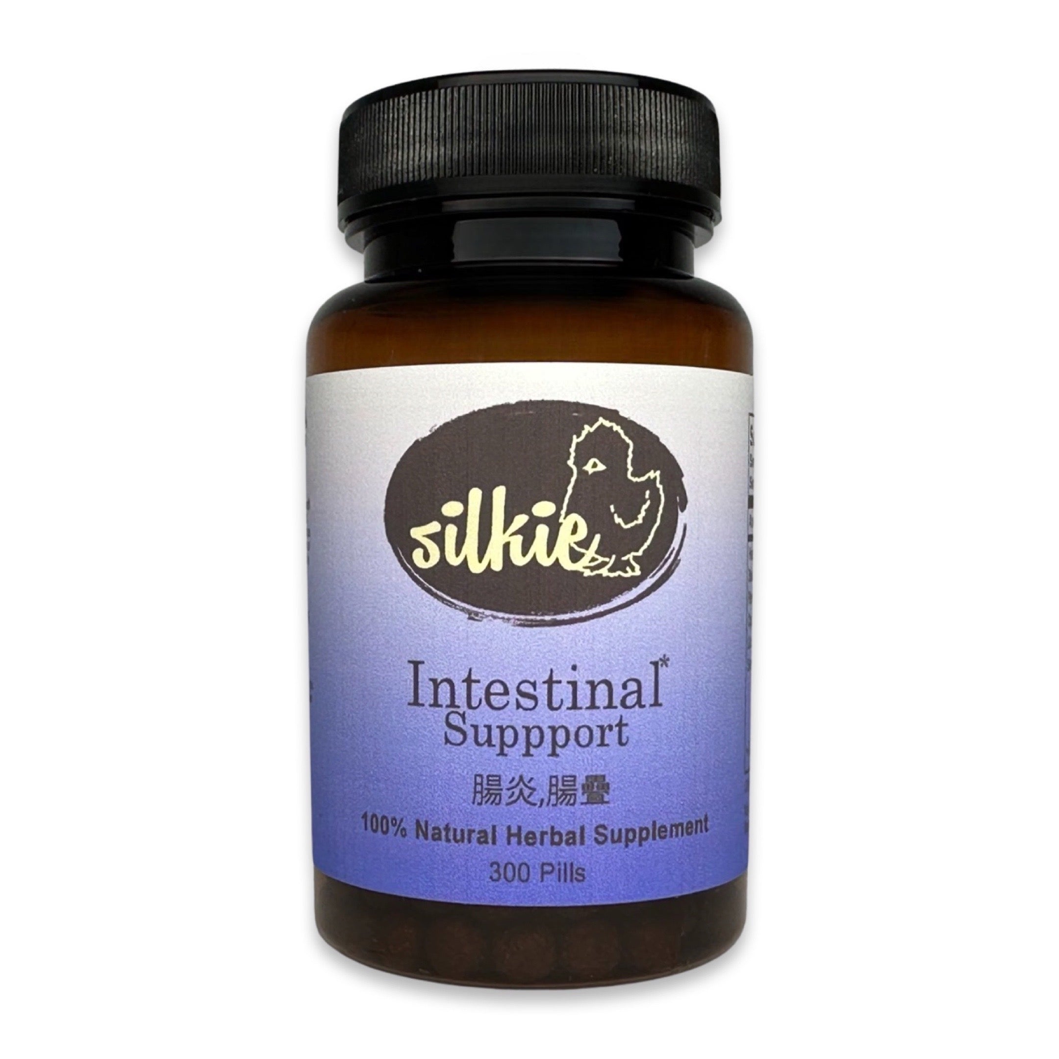 Intestinal Support Supplement for IBS symptoms, digestive health, bloating relief, and healthy bowel function, made and packaged in the USA.