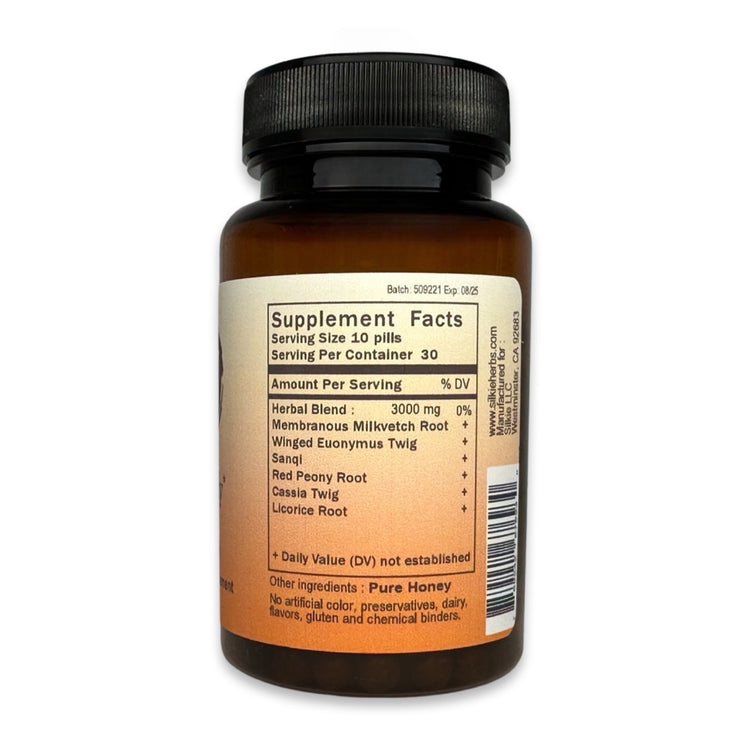 Traditional Chinese herbal formula supporting healthy circulation, leg vein health, and lower body comfort