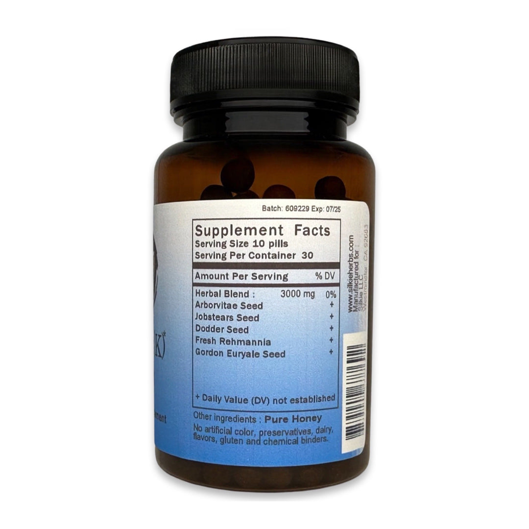 Traditional Chinese herbal formula for lower back pain that worsens after standing or walking and Kidney deficiency support