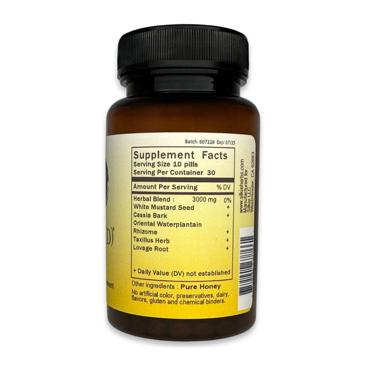 Traditional Chinese herbal formula supporting lower back pain, dampness, mobility, and flexibility