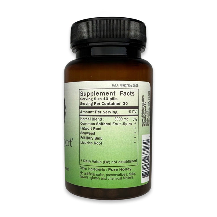 Traditional Chinese herbal formula for lymph node support, lymphatic drainage, neck lumps, and immune balance