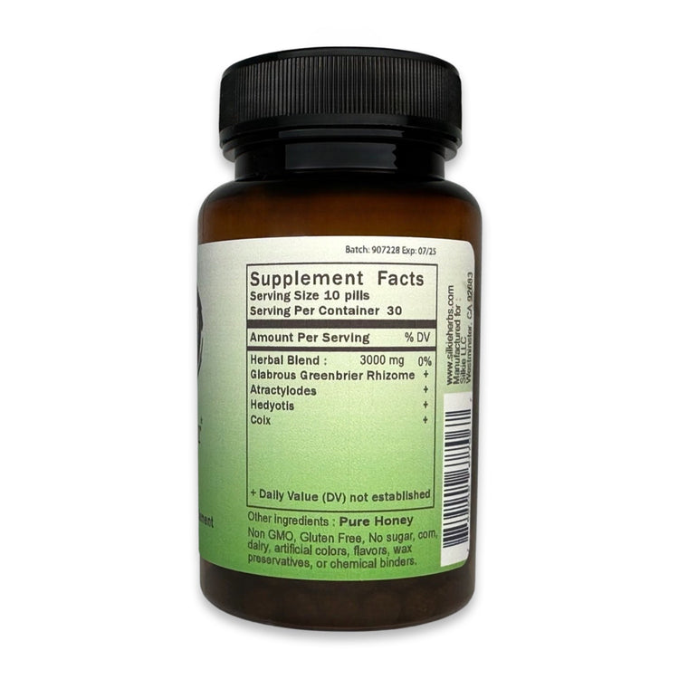 Traditional Chinese herbal formula for body odor, excessive sweating odor, and underarm odor support