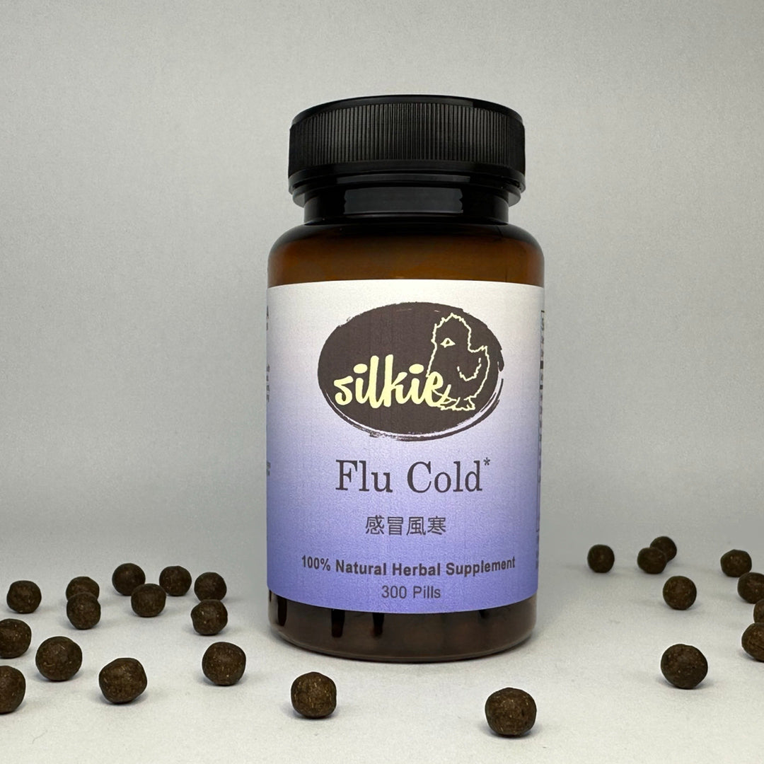 Chinese herbal Cold and Flu Relief supplement for seasonal wellness, respiratory comfort, and immune support