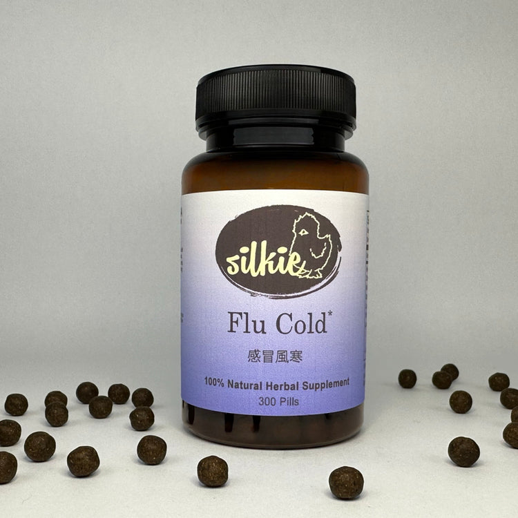 Chinese herbal Cold and Flu Relief supplement for seasonal wellness, respiratory comfort, and immune support