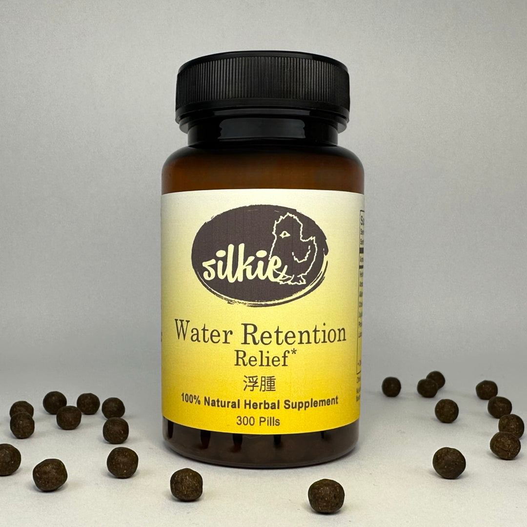 Chinese herbal Water Retention Relief supplement supporting healthy fluid balance, circulation, and lower leg comfort