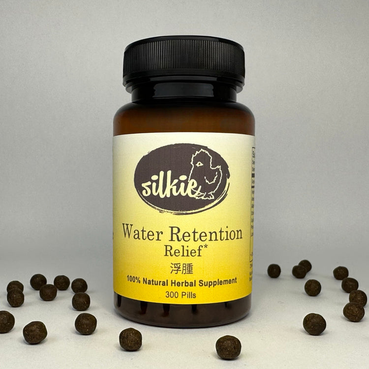 Chinese herbal Water Retention Relief supplement supporting healthy fluid balance, circulation, and lower leg comfort
