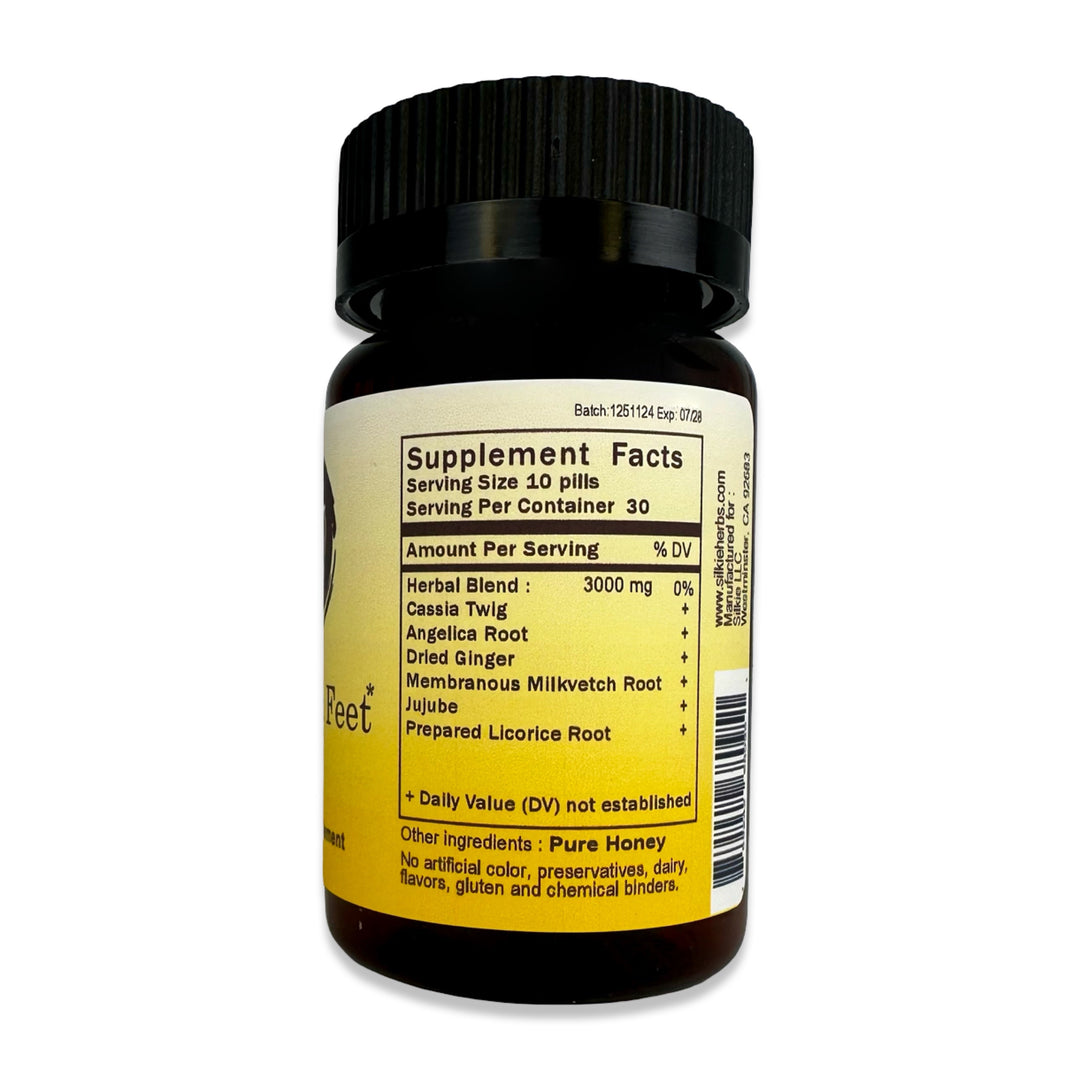 Traditional Chinese herbal formula designed to support healthy circulation and cold hands and feet relief