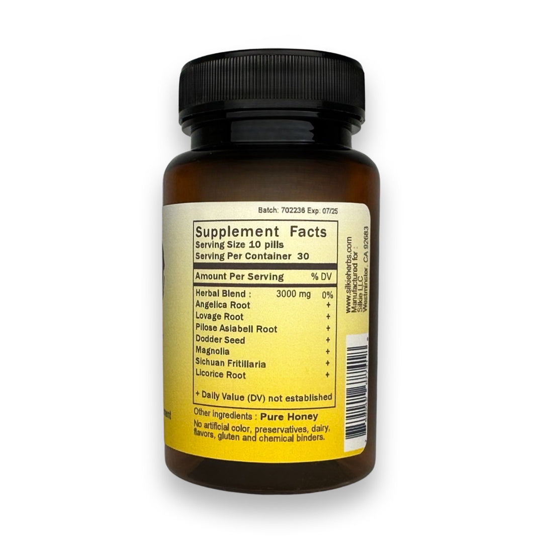 Traditional Chinese herbal prenatal formula supporting uterine health, healthy pregnancy, and maternal vitality