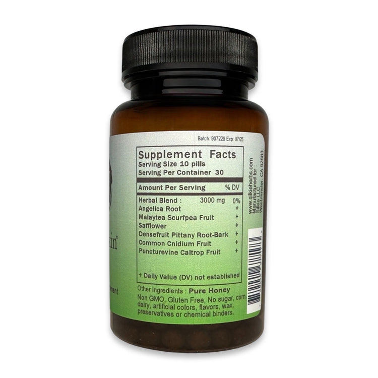 Traditional Chinese herbal formula supporting healthy skin pigmentation, skin tone, and overall skin wellness