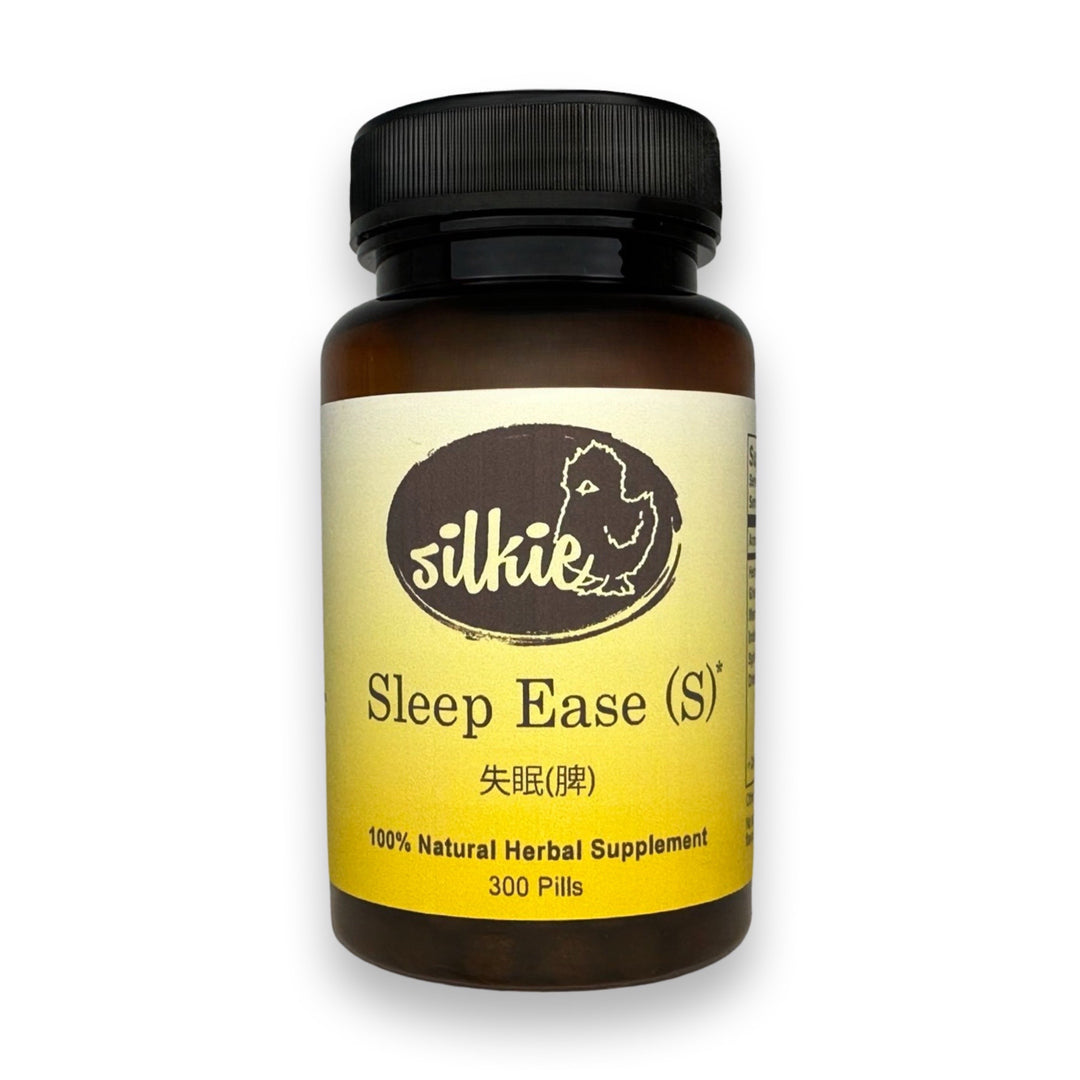 Sleep Aid Supplement by Silkie Herbs for relaxation, falling asleep naturally, and restful sleep support, made and packaged in the USA.